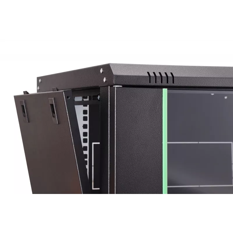 Nástenný 19-palcový rack DIGITUS Dynamic-N DN-37101 — 7U, 600x450 mm, IP20, zámok na kľúč, rozložený