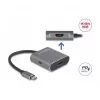 DeLOCK USB Type-C rozbočovač DP Alt Mode na 2 x HDMI MST 3840x2160