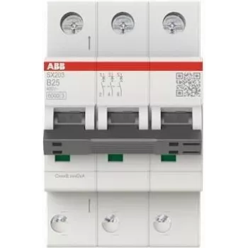 ABB istič SX203-B25 Flexline B-char.6kA 25A 3P (2CDS253003R0255)