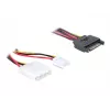 SATA kábel DeLOCK 65227 0,3 m konektor samec/konektor samec