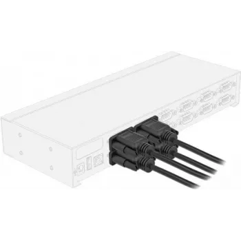 Sériový kábel DeLOCK 86575 čierna 3 m RS-232 Sub-D9
