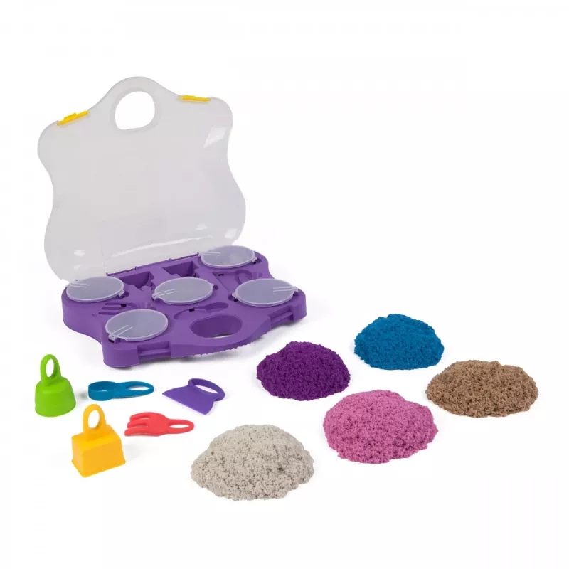 Kinetic Sand Castle Case - limetkovo zelená