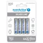 Nabíjacie AAA NiMH batérie everActive EVHRL03-800 – 1,2 V, 4 ks, valcové 44,5×10,5 mm