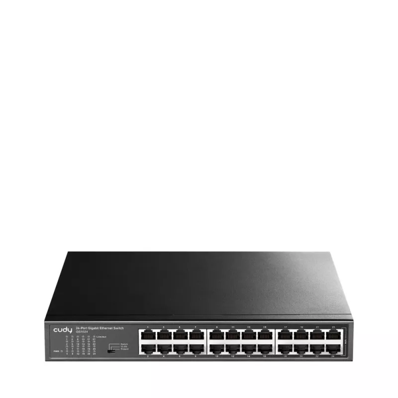 Cudy GS1024 sieťový switch Gigabit Ethernet (10/100/1000) čierny