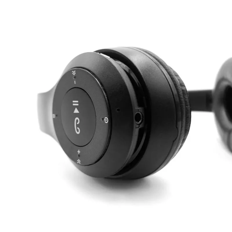MEDIA-TECH EPSILION BT MT3591 bezdrôtové slúchadlá Bluetooth 4.2 mikrofón rádio FM čierne