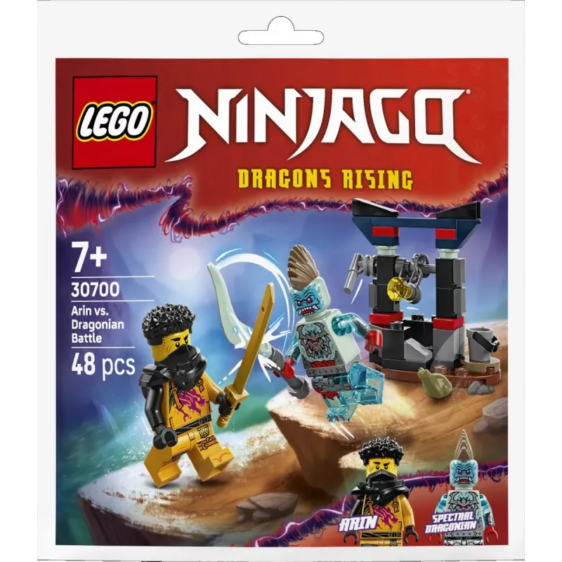 Stavebnica LEGO sada 30700 Arin boj s dračím mužom Polybag (minisada)