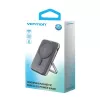 Powerbank Vention 10000mAh Magnetic Wireless 20W, 1×USB-C, bezdrôtové nabíjanie, čierna