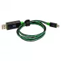 USB kábel RealPower A/Micro-USB B 0,75 m