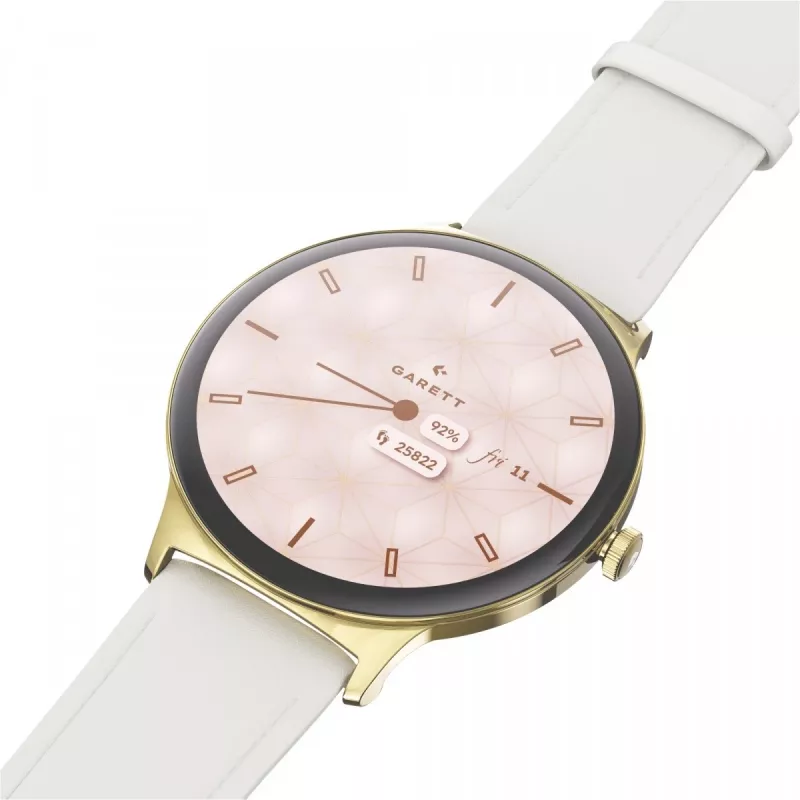 Smartwatch Garett Verona 2 Gold Mesh s Bluetooth a meračom srdcového tepu