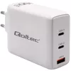 Nabíjačka QOLTEC 100W GaN USB-C Dual PD 5–20V 1,5–5A, 2×USB-C