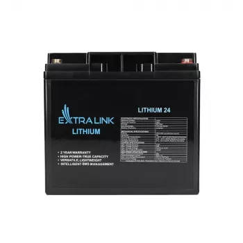 Extralink batéria LiFePO4 24000 mAh 12,8 V