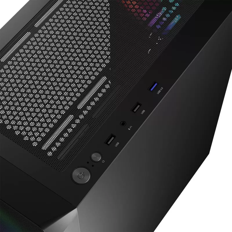 LOGIC CONCEPT Portos ARGB ATX Mid-Tower skriňa, čierna