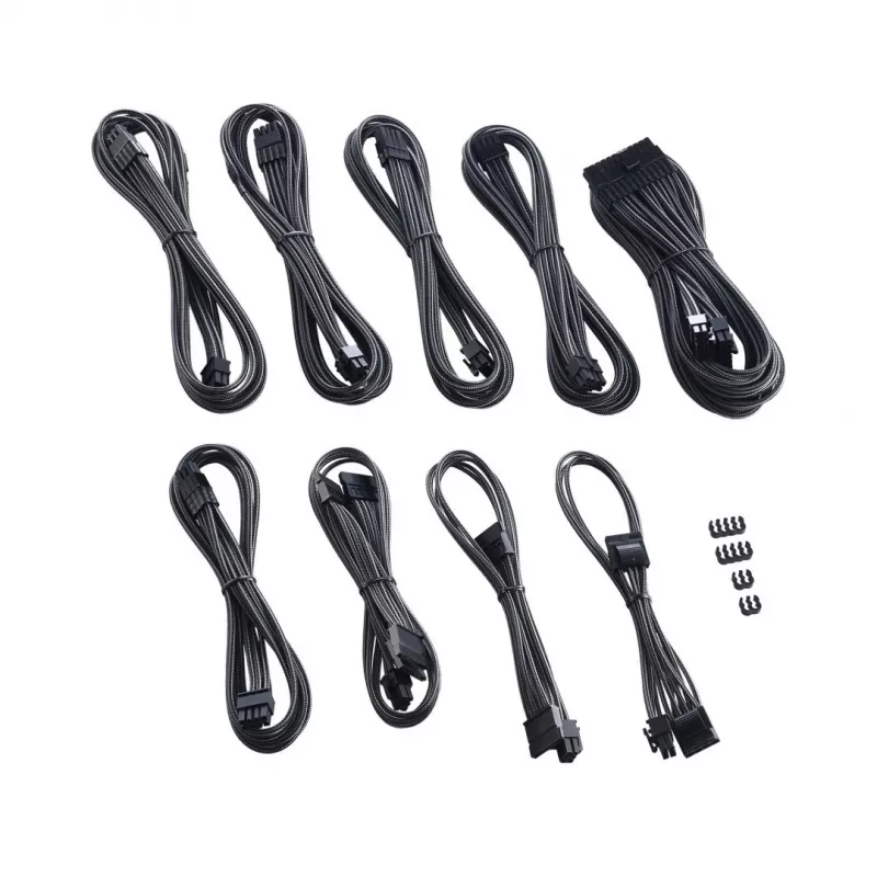 Interný napájací kábel Cablemod CM-PCSI-FKIT-NKC-R Carbon spoľahlivé napájanie
