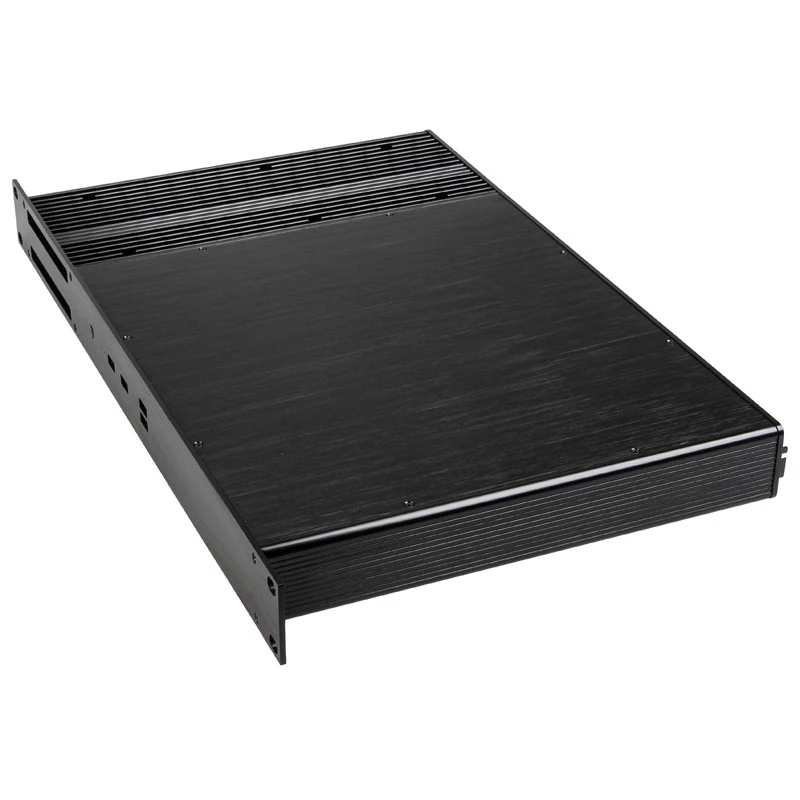 Akasa Galileo TU3 Skriňa Thin Mini-ITX 1U do racku, bez ventilátora, OEM, Čierna