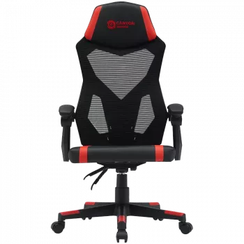 Canyon MCH01 - Flow - ergonomická herná stolička - čierna a červená