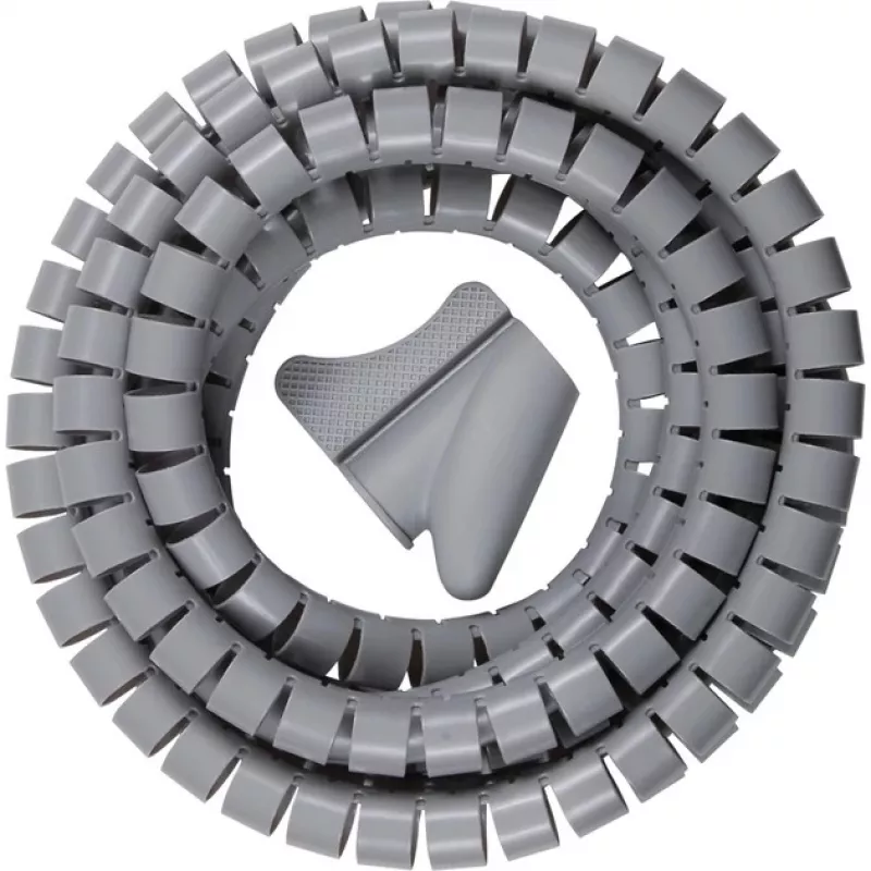 Brennenstuhl organizér káblov špirálová hadica L= 2,5 m, Ø= 20 mm, sivý