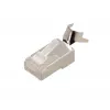 RJ45 konektor samec Extralink CAT6A FTP 8P8C, transparentný, konektor samec/samica, 1 ks