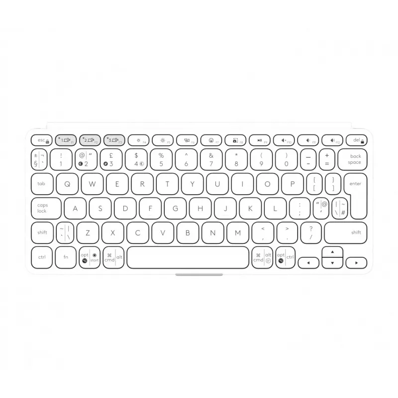Logitech Keys-To-Go 2 klávesnica univerzálna Bluetooth QWERTY US International biela