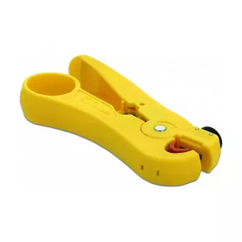 DELOCK 86478 odizolovač káblov — kapacita odizolovania 3,5–9 mm, dĺžka 111 mm, žltý