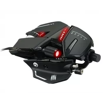 Herná myš MadCatz R.A.T. 8+ — pre pravákov, optická, 16000 DPI, 11 tlačidiel, USB Type-A, 145 g