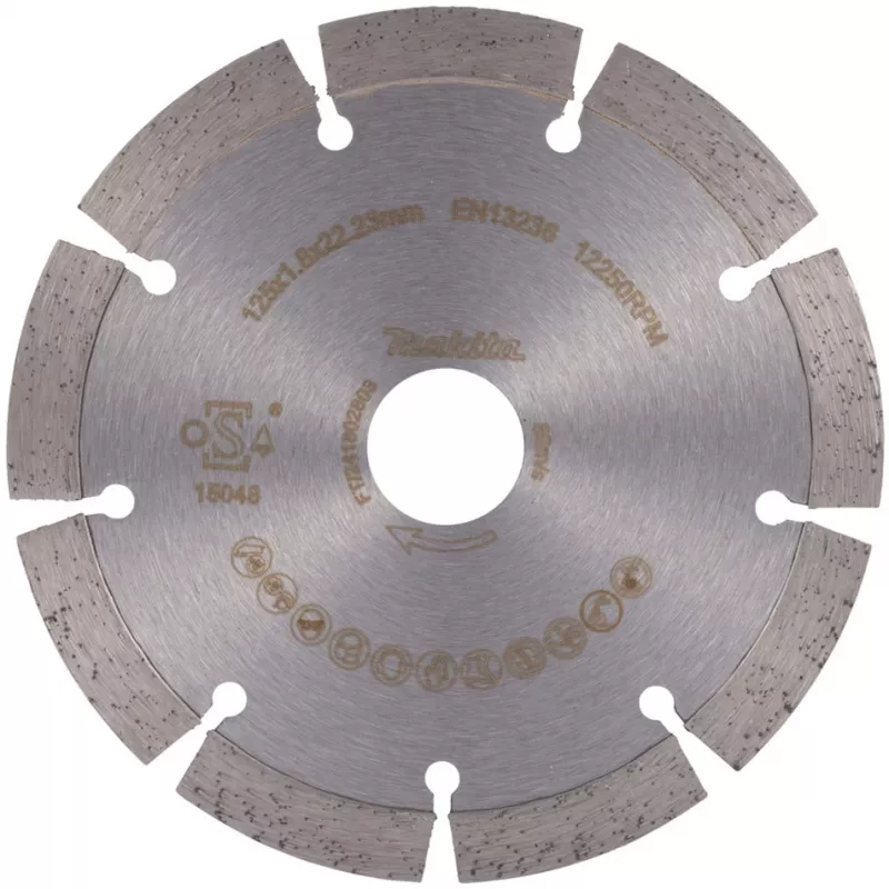 Diamantový rezací kotúč Makita D-80086 125 mm priemer 22,23 mm vŕtanie