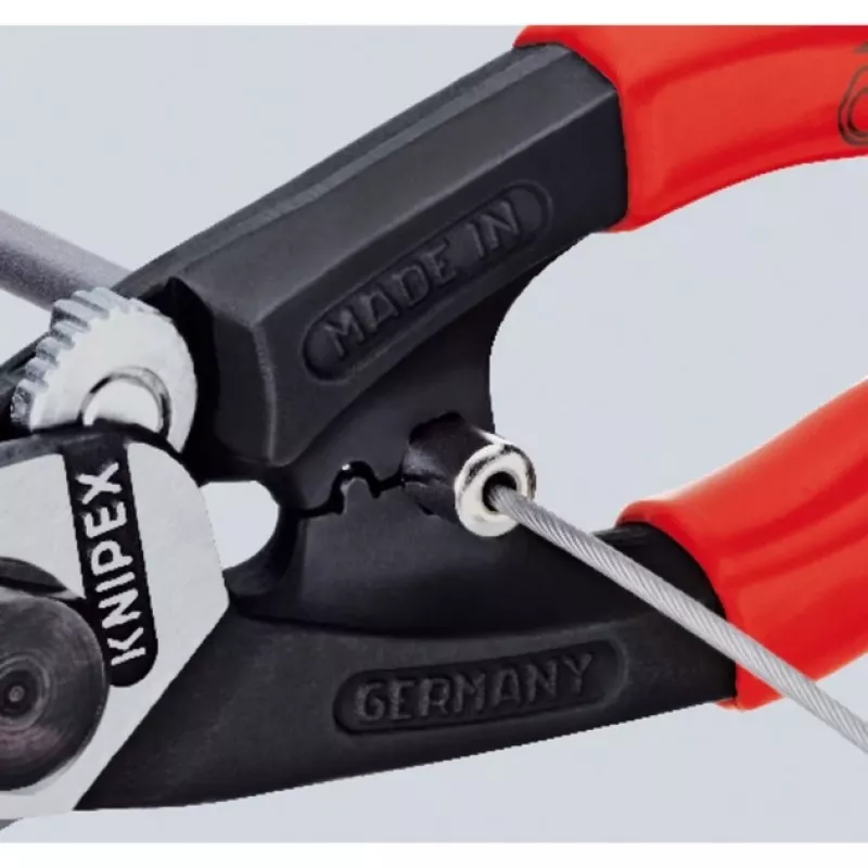 Knipex 95 61 190 nožnice na oceľové laná, 190 mm