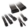 Sada predlžovacích káblov Kolink Core Adept – PET poťah, 6-dielna sada, 20+4-pin, 8-pin, 4+4-pin, 3×6+2-pin (300–350 mm)