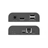 Digitus HDMI KVM IP prijímač 4K/60Hz káblový 200m