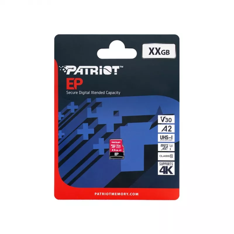 Patriot Memory EP A2 pamäťová karta 128 GB MicroSDXC V30 U3 Class 10 (PEF128GEP32MCX)