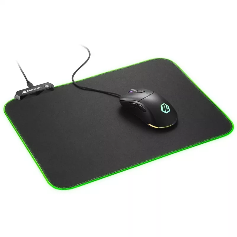 1337 RGB V2 Gaming Mat 360, podložka pod myš herná čierna