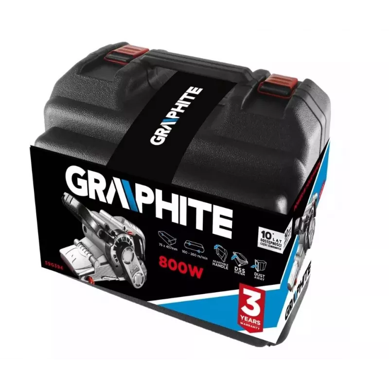 Pásová brúska GRAPHITE 59G394