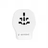 Nástenný cestovný adaptér GEMBIRD TPA-1A2C20-02-W 20W — 1xUSB-A + 2xUSB-C, zástrčka typ G, 100–250 V, biela