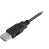 USB 2.0 kábel, USB-A konektor samec > USB-B konektor samec (čierny, 3,0 metre)