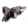 Sieťový kábel DeLOCK RJ45 samec Cat.8.1 STP bez nástrojov čierny