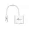 Goobay USB-C™ multiport adaptér HDMI, biely, 0,145 m - rozširuje zariadenie USB-C™ o HDMI™ konektor (62110)
