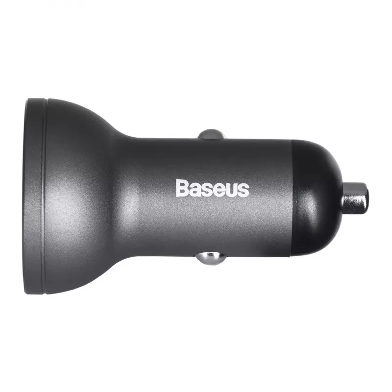 Baseus CCBX-0G mobilná nabíjačka univerzálna čierna, sivá, autozapaľovač do auta