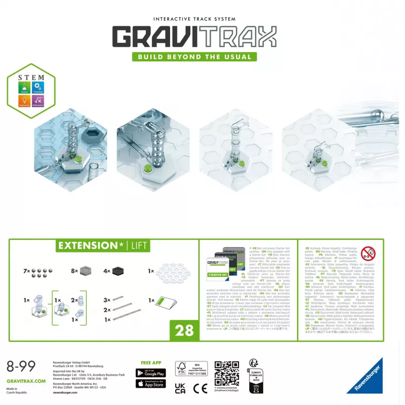 GraviTrax rozšírenie Lift Ravensburger 22419 viacfarebné