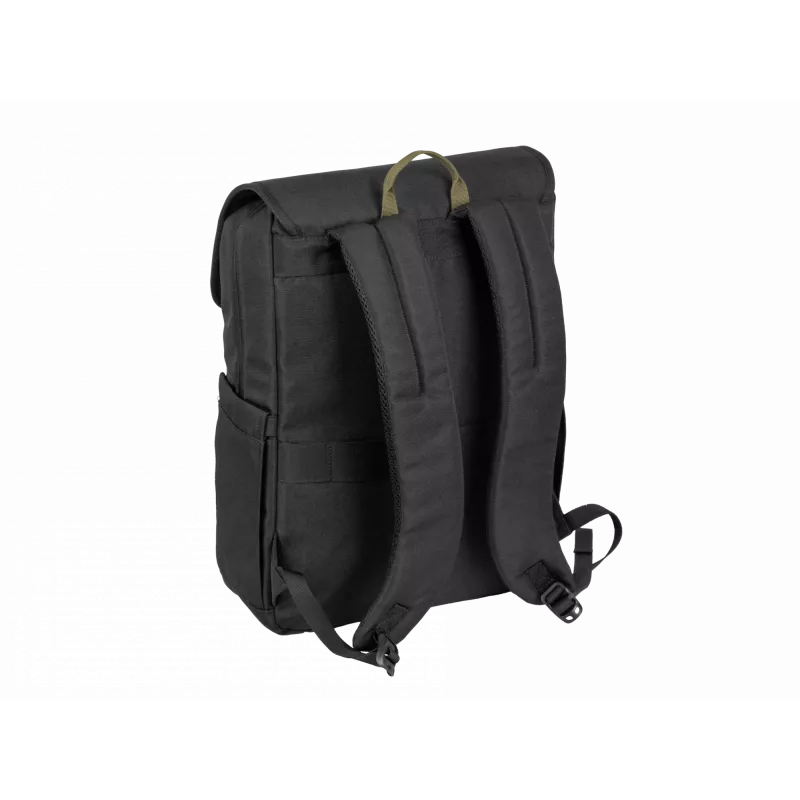 NATEC Niala NTO-2239 batoh na notebook 39,6 cm (15,6 palca), 18 L, odolný voči postriekaniu, recyklovaný polyester, čierny/tmavozelený