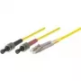 Tecline exertis Connect - patch kábel - ST Singlemode (M) na LC Singlemode (M) - 5 m - optické vlákno - 9/125 mikrometrov - OS2 - žltý (39989405)