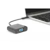 DIGITUS DA-70853 USB-C na VGA adaptér, Full HD 1080p, čierny