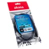 USB kábel Akasa AK-CBUB46-10BK USB 3.2 Gen 2 1 m čierny