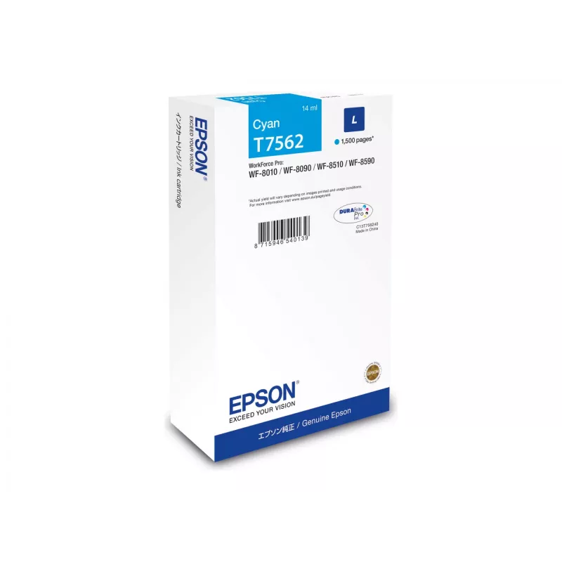 Epson C13T75624N atramentová kazeta 1 kus originál cyan