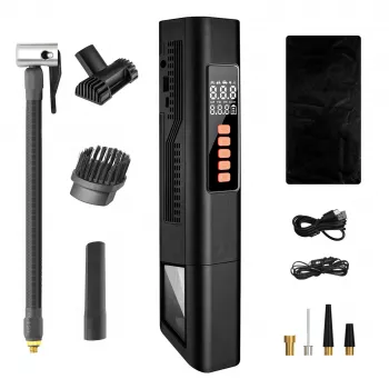 Extralink auto vysávač s 2-in-1 kompresorom 12V USB