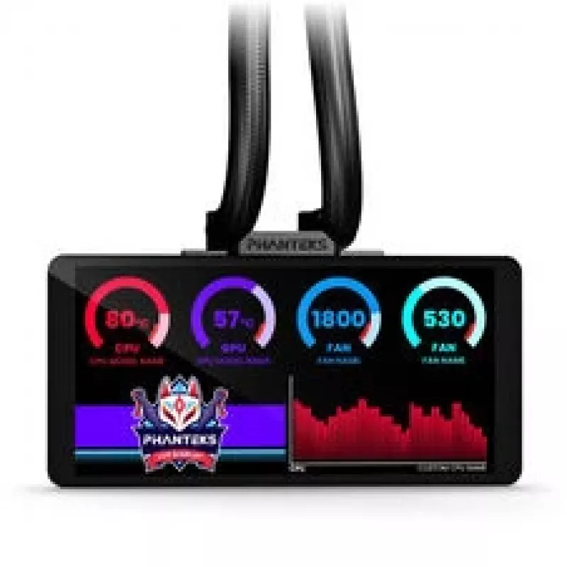 Phanteks Glacier One 360M25 LCD AiO kvapalinové chladenie, 6
