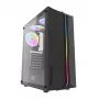 Darkflash DK151 LED počítačová skriňa (čierna) + 3 RGB ventilátory