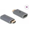 DeLOCK 64324 HDMI EDID emulátor 8K, antracitový