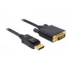 Kábel DeLOCK Displayport na DVI 24+1 samec/samec 2 m