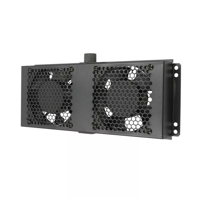 Chladiaci ventilátor Extralink 2 FANS ROOF COOLING UNIT 220V AC čierny kov