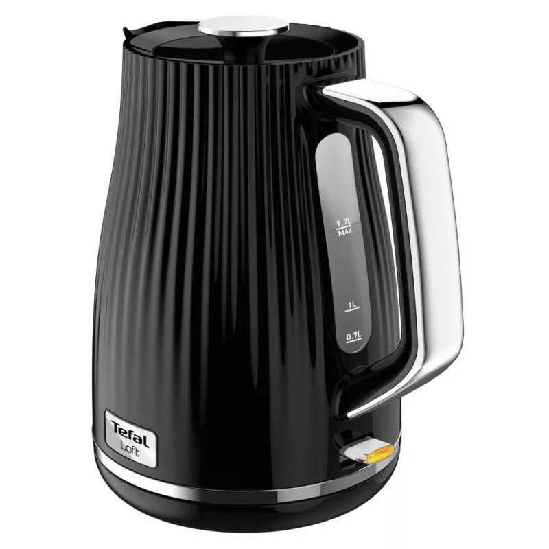Tefal KO2508 kanvica 1,7 l, 2400 W, čierna, skryté vyhrievacie teleso
