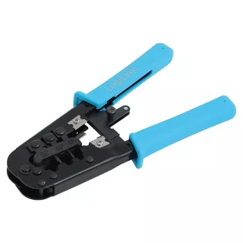 LogiLink WZ0019 multimodulárne krimpovacie kliešte, 8P/6P/4P, čierne/modré